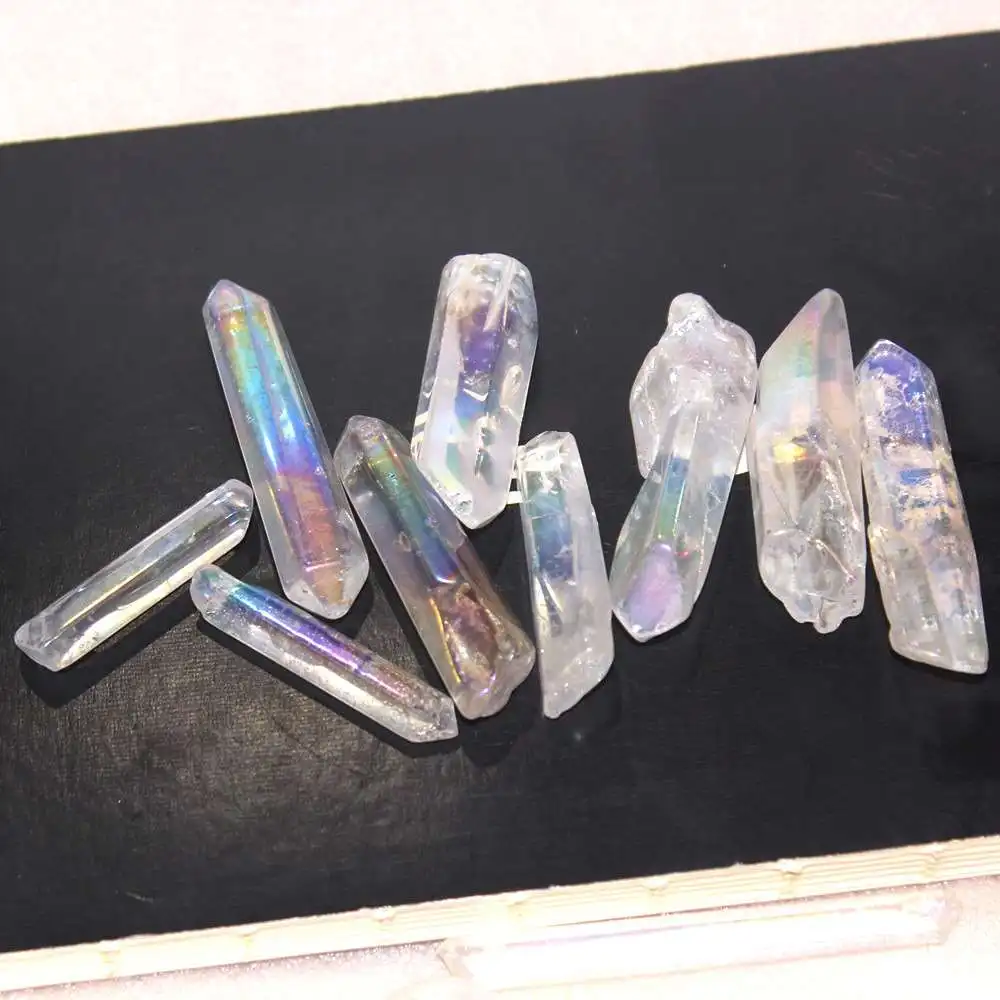Natural White Crystal Original Stone Column Crushed Stone Electroplating Colorful Stone Decoration Accessories Craft
Natural White Crystal Original Stone Column Crushed Stone Electroplating Colorful Stone Decoration Accessories Craft