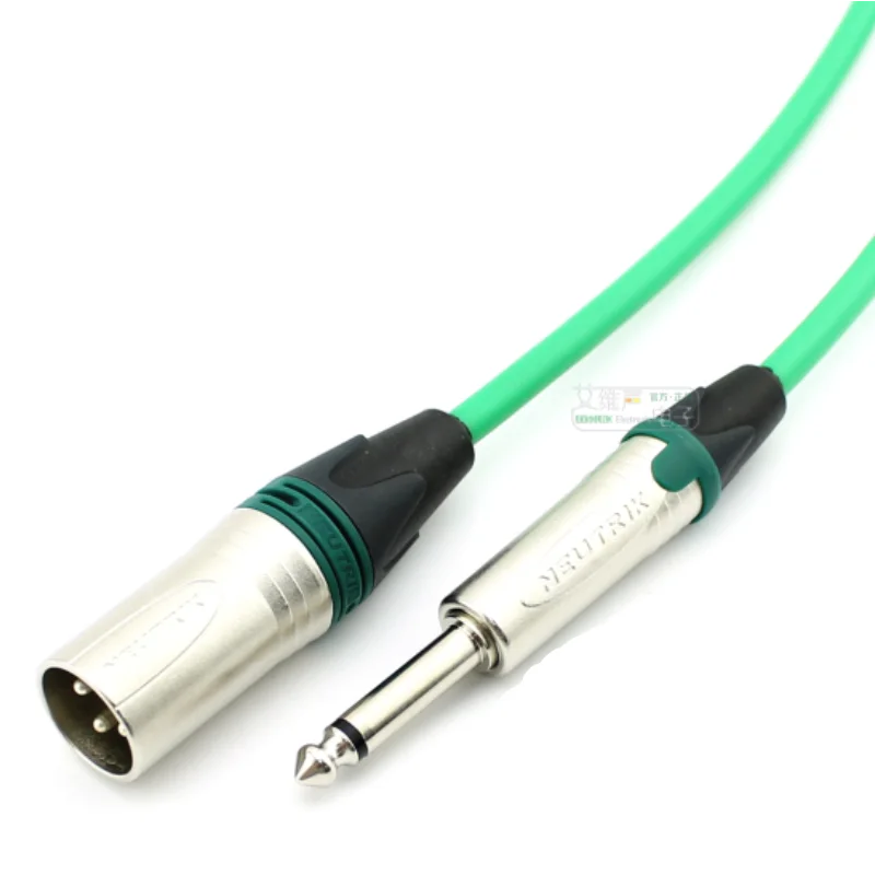 1Pcs NEUTRIK male plug customized finished line CANARE XLR 6.5 microphone cable L-2T2S color ring NP2X HiFi | Электроника