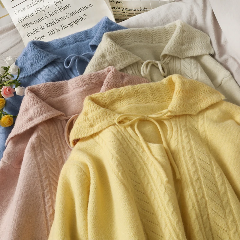 Осенне-зимний свободный тонкий свитер с галстуком-бабочкой женский универсальный короткий вязаный Топ в новом стиле 
Осенне-зимний свободный тонкий свитер с галстуком-бабочкой женский универсальный короткий вязаный Топ в новом стиле