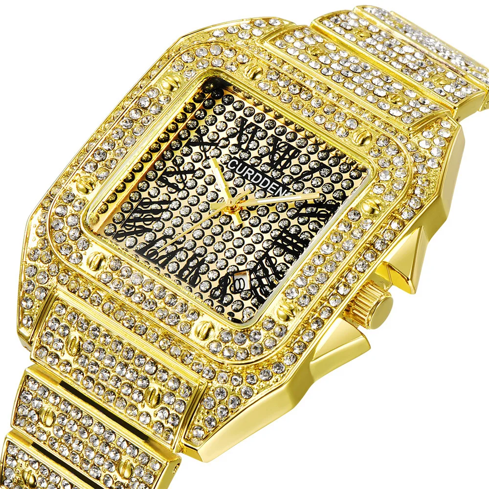 Dropshipping Mens Watches Top Brand Luxury Iced Out Watch Men Hip Hop Diamond Gold Bracelet Business Wristwatch Reloj Hombre
Dropshipping Mens Watches Top Brand Luxury Iced Out Watch Men Hip Hop Diamond Gold Bracelet Business Wristwatch Reloj Hombre