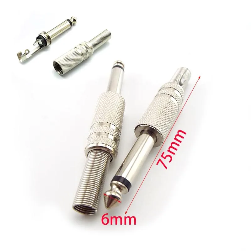 2 шт. 1/4 дюйма 6,35 мм подойдет как для повседневной носки, так разъем для усилителя мужской адаптер Моно аудио кабель Разъем для микрофона Джек...
2 шт. 1/4 дюйма 6,35 мм подойдет как для повседневной носки, так разъем для усилителя мужской адаптер Моно аудио кабель Разъем для микрофона Джек...