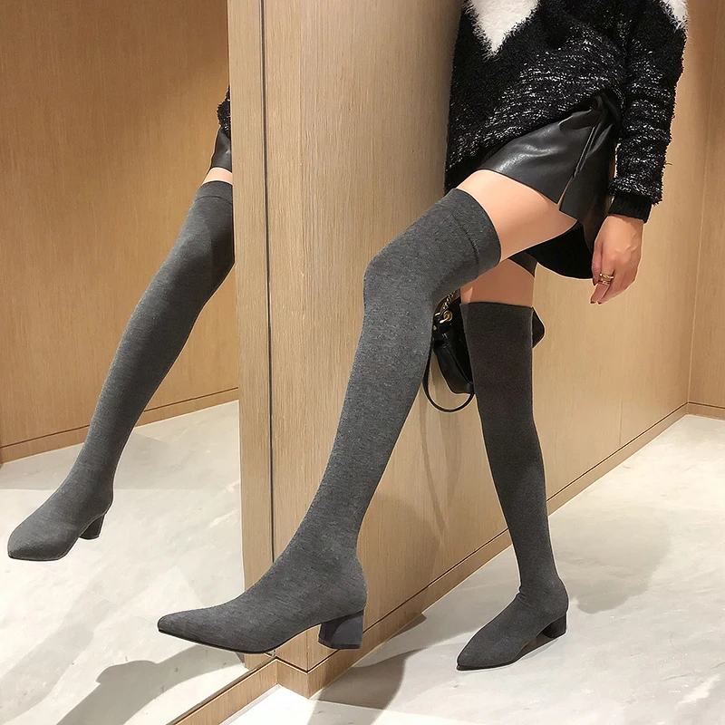 Женские сапоги, сапоги до колена, эластичные сапоги, носки, Европейская мода, женские сапоги, женская обувь
Женские сапоги, сапоги до колена, эластичные сапоги, носки, Европейская мода, женские сапоги, женская обувь