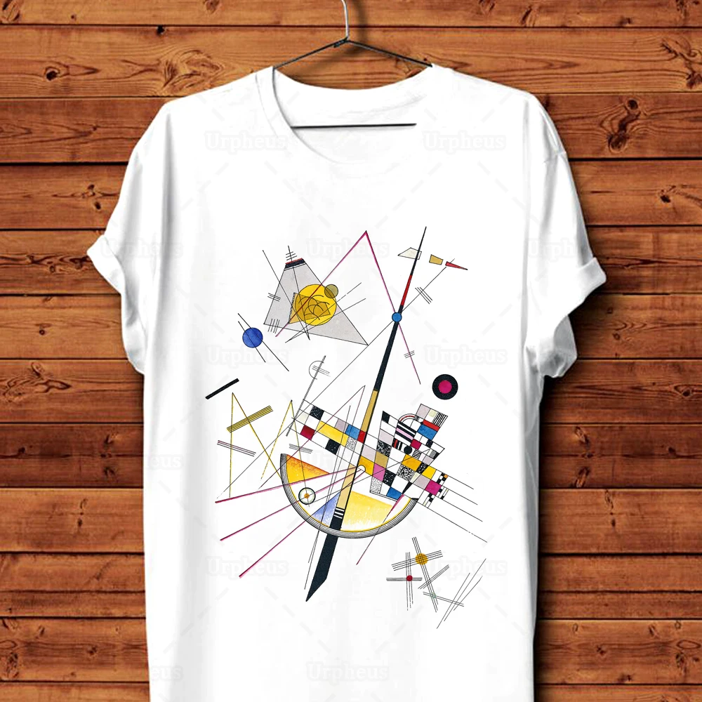 Рубашка Vassily Kandinsky из 100% хлопка с мягким натянутым принтом, винтажный стиль, нежное натяжение (1923), новинка, летние топы, футболки
Рубашка Vassily Kandinsky из 100% хлопка с мягким натянутым принтом, винтажный стиль, нежное натяжение (1923), новинка, летние топы, футболки