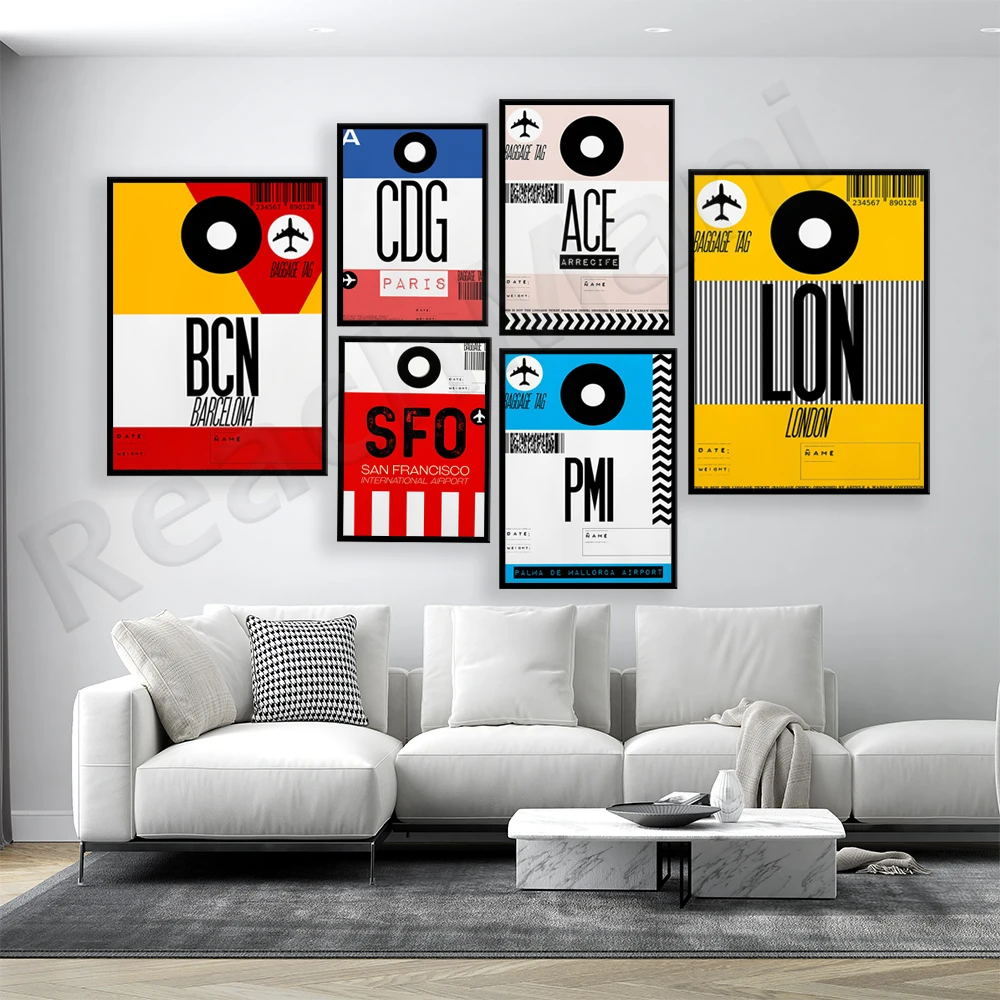 Airport Labels-Copenhagen-London-Paris-Barcelona-Lanzarote-Majorca-San Francisco Airport Aviation Geek Gift Poster
Airport Labels-Copenhagen-London-Paris-Barcelona-Lanzarote-Majorca-San Francisco Airport Aviation Geek Gift Poster