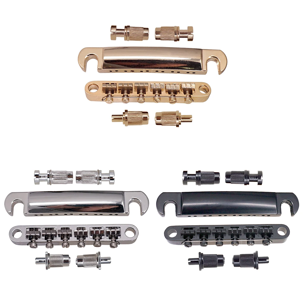 1 Set Zinc Alloy Saddle Bridge Taiiece for Electreic Guitar Musical Instrument Accessory
1 Set Zinc Alloy Saddle Bridge Taiiece for Electreic Guitar Musical Instrument Accessory