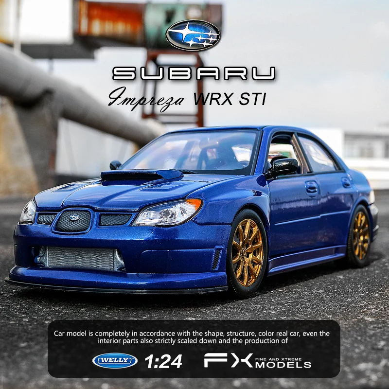 WELLY 1:24 Subaru - Impreza Dark blue alloy car model simulation car decoration collection gift toy Die casting model boy toy
WELLY 1:24 Subaru - Impreza Dark blue alloy car model simulation car decoration collection gift toy Die casting model boy toy