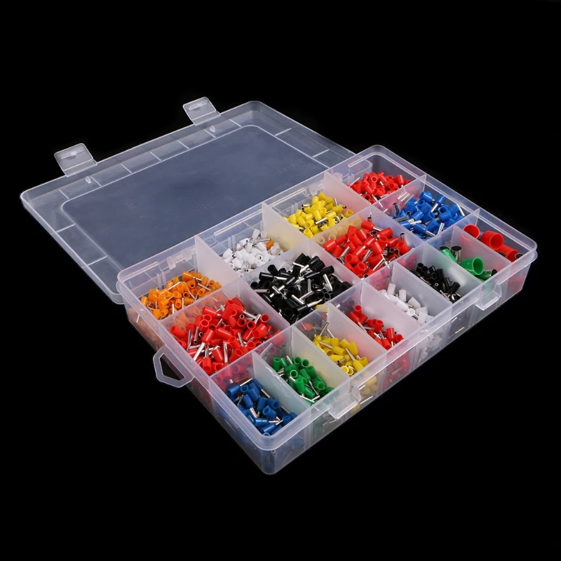 2120 Pcs Insulated Cord Pin End Terminal Bootlace Ferrules Kit Set Wire Copper
2120 Pcs Insulated Cord Pin End Terminal Bootlace Ferrules Kit Set Wire Copper