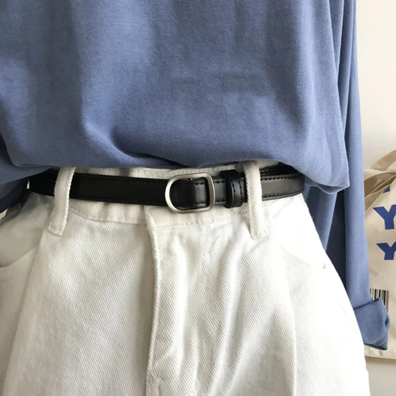 Square Buckle Women's Belt Female Thin Faux Leather Waistband Adjust Luxury Belt No-Hole Cummerbunds Ladies Waist Chain Jeans
Square Buckle Women's Belt Female Thin Faux Leather Waistband Adjust Luxury Belt No-Hole Cummerbunds Ladies Waist Chain Jeans