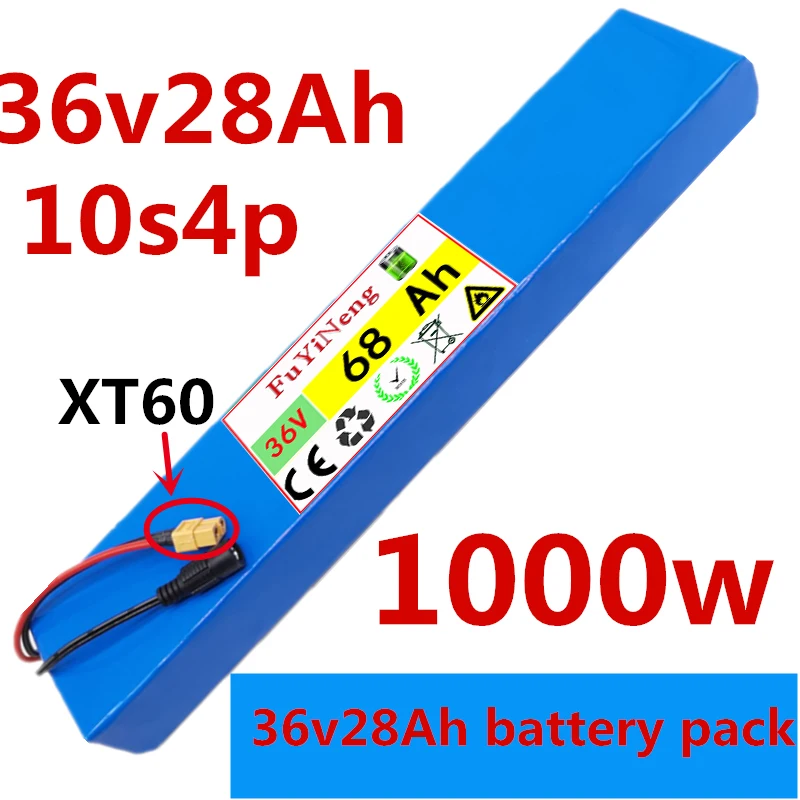 36V Battery 10S4P 68Ah Battery Pack 1000W High Power Battery 42V 68Ah Ebike Electric Bicycle BMS 42v Battery with xt60 Plug
36V Battery 10S4P 68Ah Battery Pack 1000W High Power Battery 42V 68Ah Ebike Electric Bicycle BMS 42v Battery with xt60 Plug