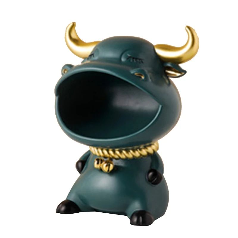 Creative Key Storage Box Cow Decoration Resin Crafts Home TV Cabinet Office Desk Cattle Ornaments 
Creative Key Storage Box Cow Decoration Resin Crafts Home TV Cabinet Office Desk Cattle Ornaments