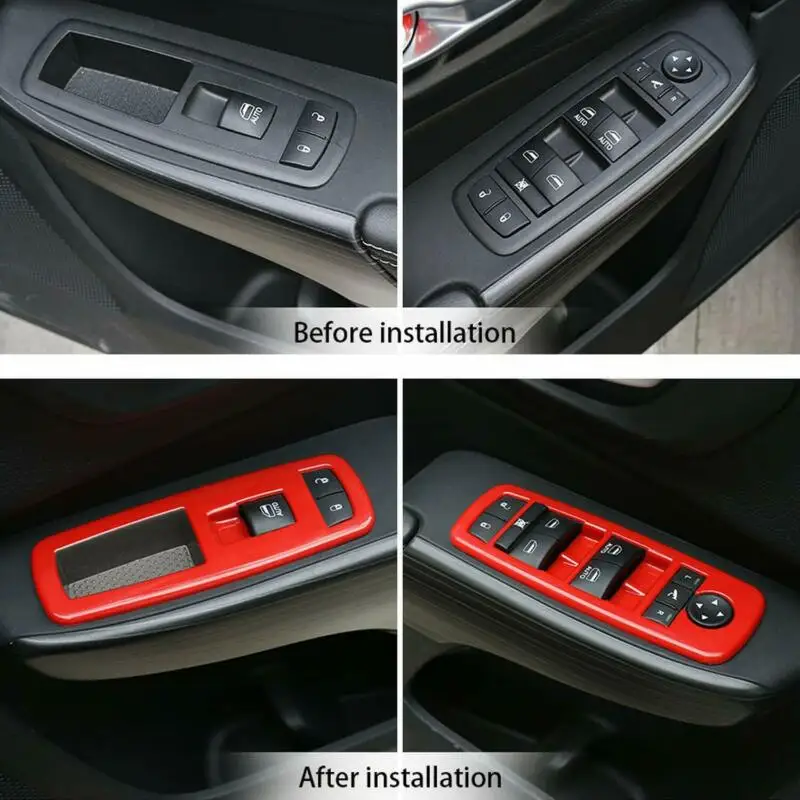 Interior Switch Panel Cover 4Pcs Window Frame Trim For Dodge Charger 2011-2019 Replacement Accessories Car
Interior Switch Panel Cover 4Pcs Window Frame Trim For Dodge Charger 2011-2019 Replacement Accessories Car