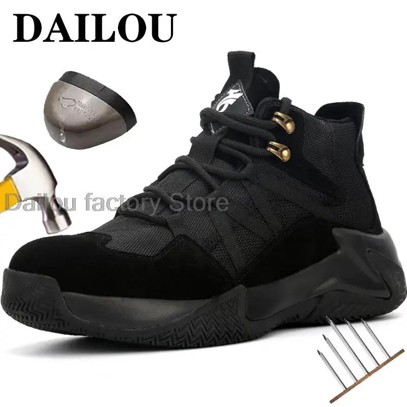 Steel Toe Work Safety Boots Men Women Work Shoes Sneakers Anti-smash Indestructible Safety Shoes Anti-static Security Footwear
Steel Toe Work Safety Boots Men Women Work Shoes Sneakers Anti-smash Indestructible Safety Shoes Anti-static Security Footwear