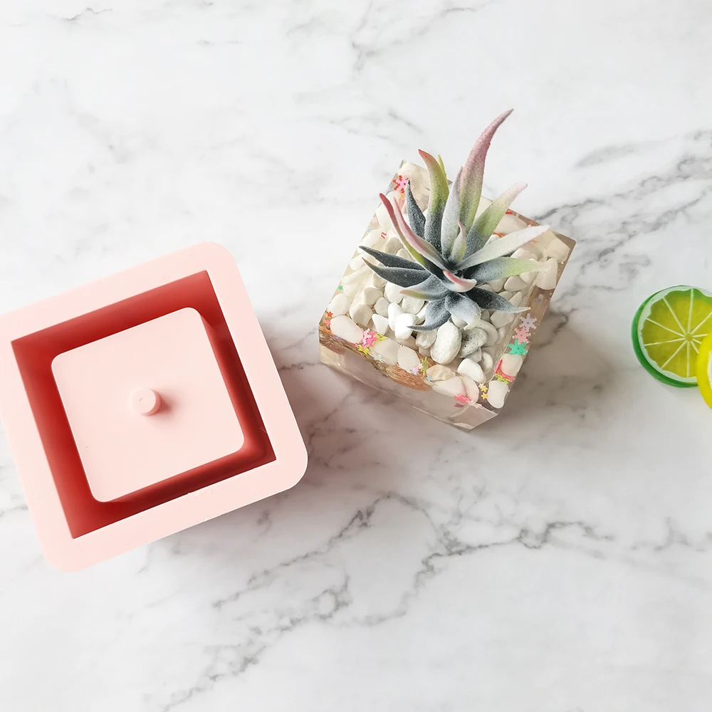 New Silicone Mold Square Concrete Fleshy Flower Pot Candlestick Mold Ceramic Clay Handmade 3D DIY Crafts Ceramic Mold
New Silicone Mold Square Concrete Fleshy Flower Pot Candlestick Mold Ceramic Clay Handmade 3D DIY Crafts Ceramic Mold