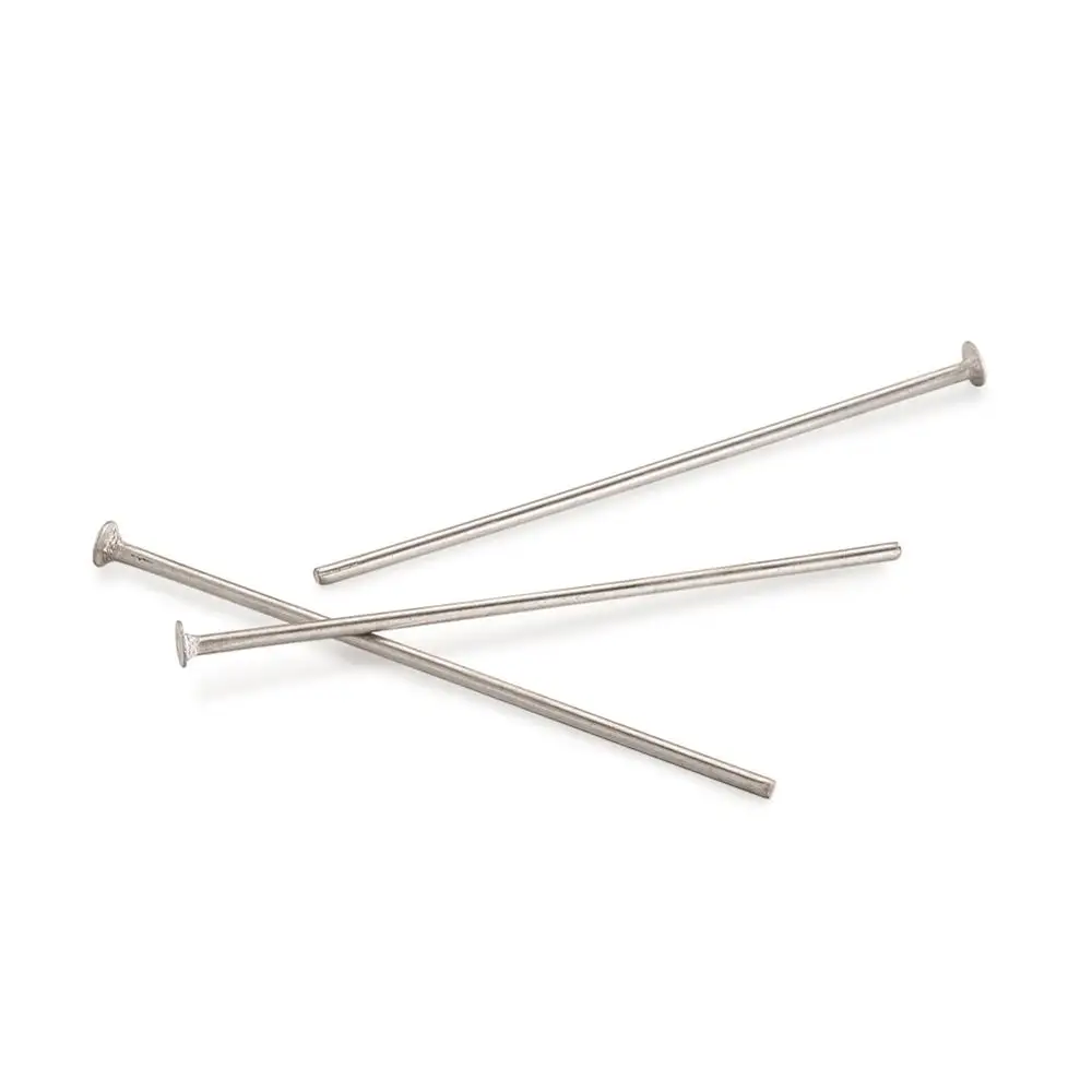 500 pcs 304 Stainless Steel Flat Head Pins For Jewelry Findings Making DIY Supplies 30x0.7mm, Head: 1.7mm
500 pcs 304 Stainless Steel Flat Head Pins For Jewelry Findings Making DIY Supplies 30x0.7mm, Head: 1.7mm