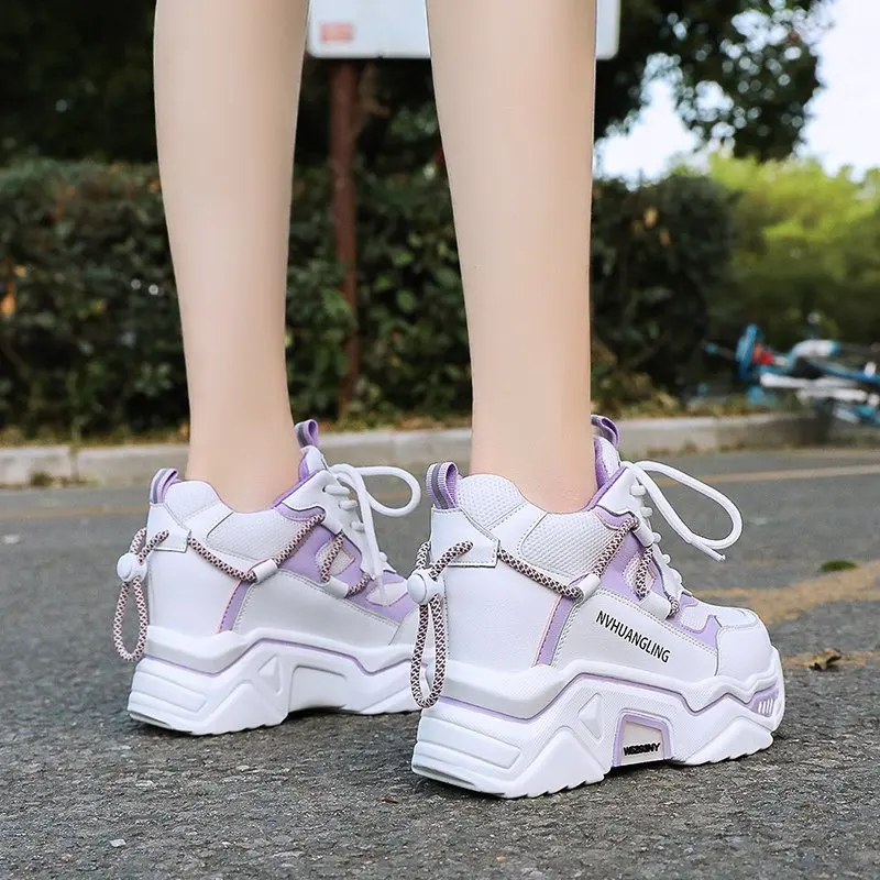 New Platform Women Sneakers Autumn Stylish Thick Sole Casual Shoes 10CM Breathable Mesh Walking Shoes Woman Zapatos Mujer 2020
New Platform Women Sneakers Autumn Stylish Thick Sole Casual Shoes 10CM Breathable Mesh Walking Shoes Woman Zapatos Mujer 2020