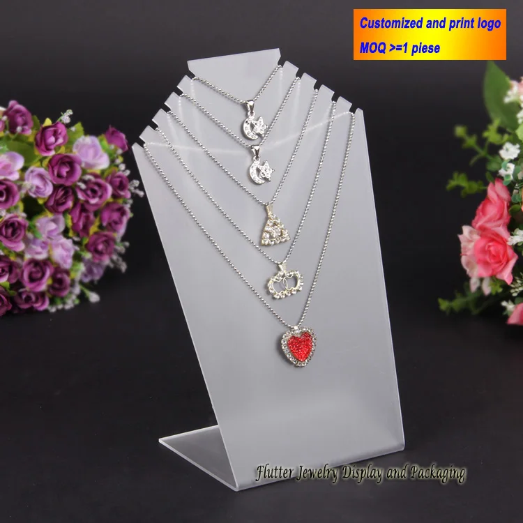 High Quality Acrylic Necklace Dislay Stand 5 Slots Necklace Holder Pendant Showing Rack Necklace L Easel Showcase
High Quality Acrylic Necklace Dislay Stand 5 Slots Necklace Holder Pendant Showing Rack Necklace L Easel Showcase