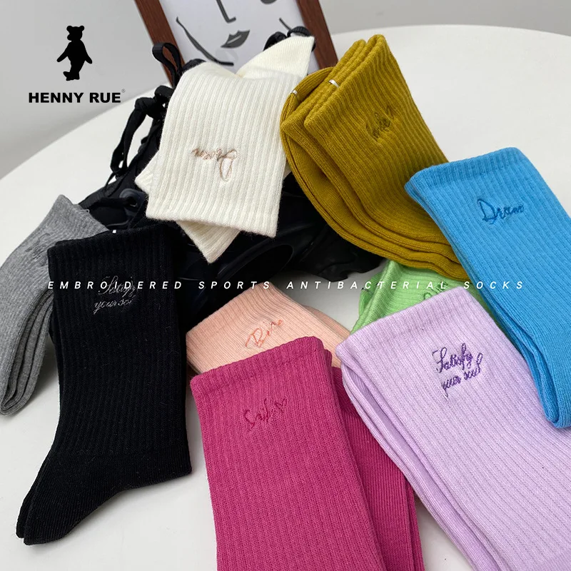 Woman Socks New Autumn Women Socks Solid Color Fashion Socks Long Casual Breathable Comfortable Elastic Cotton Lady Happy Socks
Woman Socks New Autumn Women Socks Solid Color Fashion Socks Long Casual Breathable Comfortable Elastic Cotton Lady Happy Socks