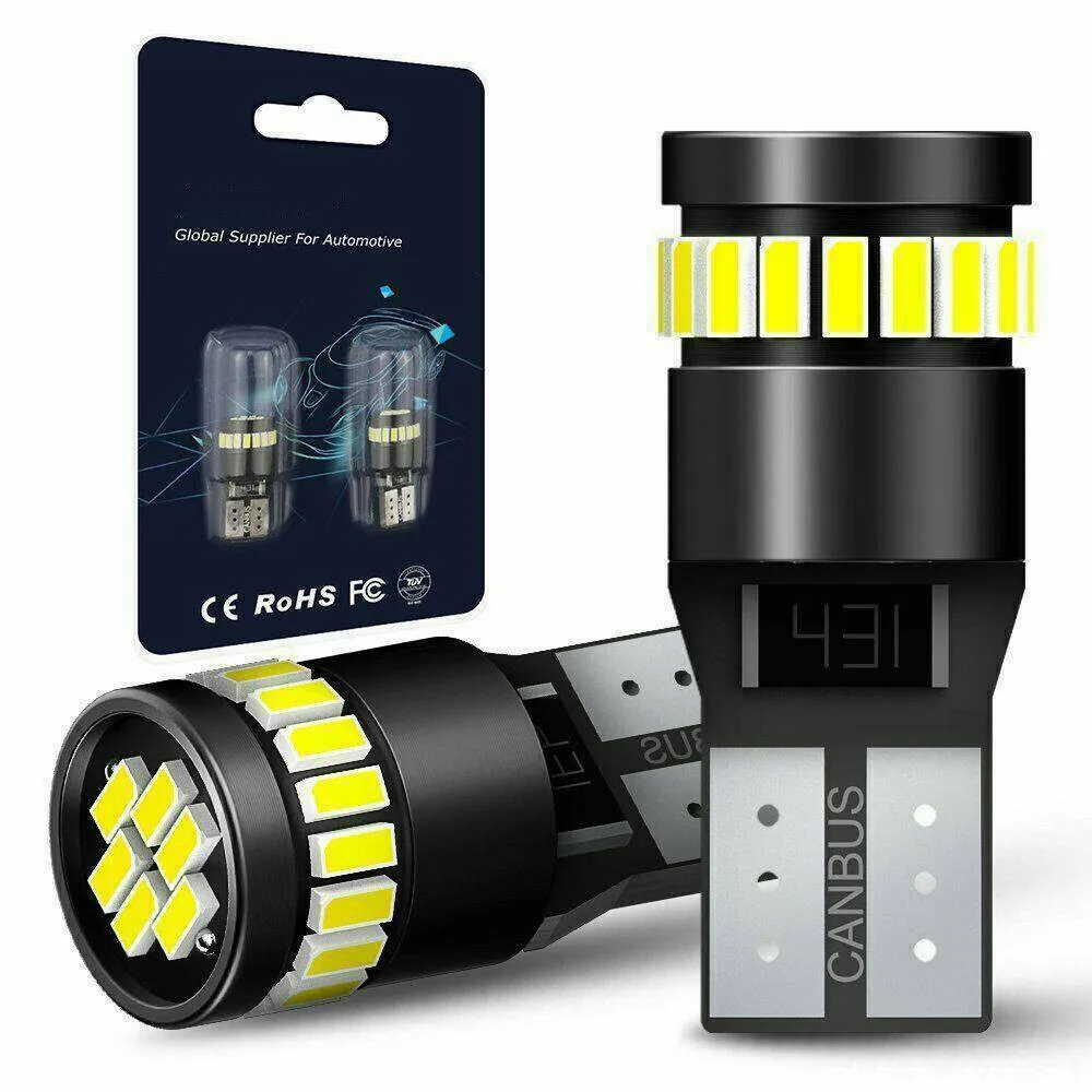 2 Pcs Car License Plate Lights Wedge Lamp Interior Lights Dome Map Bulbs T1012V 6000K White LED Lamps Auto Accessories
2 Pcs Car License Plate Lights Wedge Lamp Interior Lights Dome Map Bulbs T1012V 6000K White LED Lamps Auto Accessories