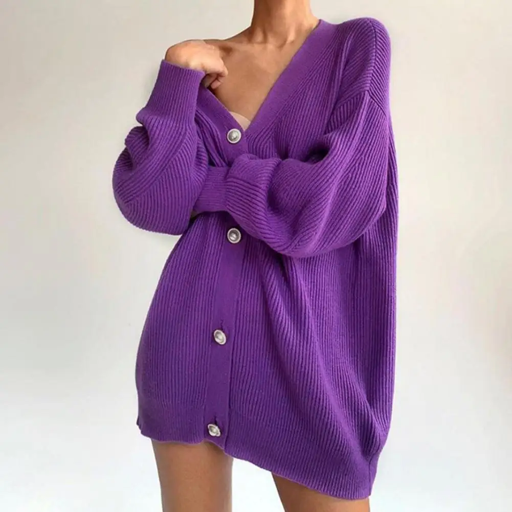 V-neck Lantern Sleeve Cardigan Women Knitted Basic Oversize Sweater Autumn Winter Female Cardigan Ladies Jumpers
V-neck Lantern Sleeve Cardigan Women Knitted Basic Oversize Sweater Autumn Winter Female Cardigan Ladies Jumpers