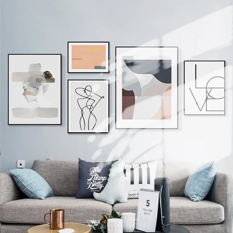 Abstract Line Geometry Canvas Painting Nordic Woman Wall Art Posters Minimalist Prints Pictures Modern Living Room Home Decor
Abstract Line Geometry Canvas Painting Nordic Woman Wall Art Posters Minimalist Prints Pictures Modern Living Room Home Decor