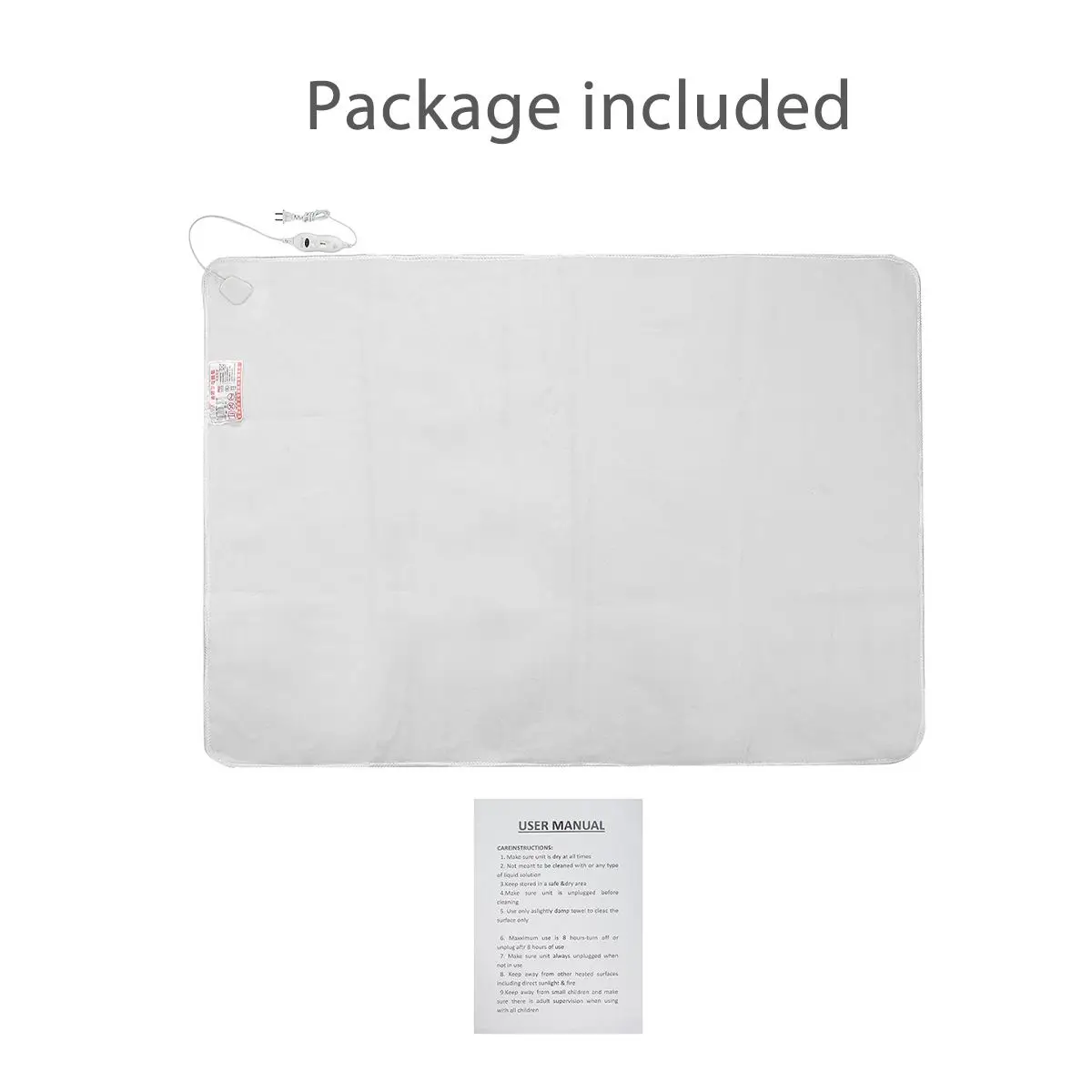 150x115cm 110V/220V Electric Blanket Warm Heater for Double Body Electric Heated Blanket Electric Heating Blanket Pad Heated Mat
150x115cm 110V/220V Electric Blanket Warm Heater for Double Body Electric Heated Blanket Electric Heating Blanket Pad Heated Mat