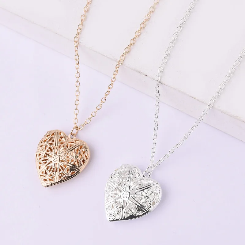 Necklace for Women Alloy Sweater Chain Heart Shaped Photo Box Necklacens Jewelry Wholesale
Necklace for Women Alloy Sweater Chain Heart Shaped Photo Box Necklacens Jewelry Wholesale