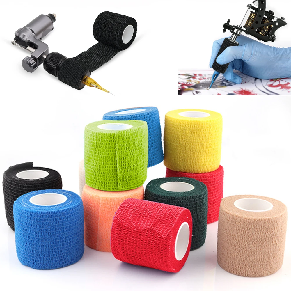 24Pcs Colorful Self Adhesive Elastic Bandag Medical Waterproof Wrap Gauze For Tattoo Machine Grips Permanent Makeup Accessories 
24Pcs Colorful Self Adhesive Elastic Bandag Medical Waterproof Wrap Gauze For Tattoo Machine Grips Permanent Makeup Accessories