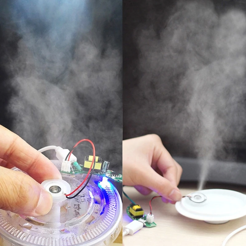 CPDD 13.8mm Mini Mist Maker Fogger Ultrasonic Atomizer Transducer Ceramic Humidifier Diffuser DIY Parts Low Driving Voltage
CPDD 13.8mm Mini Mist Maker Fogger Ultrasonic Atomizer Transducer Ceramic Humidifier Diffuser DIY Parts Low Driving Voltage