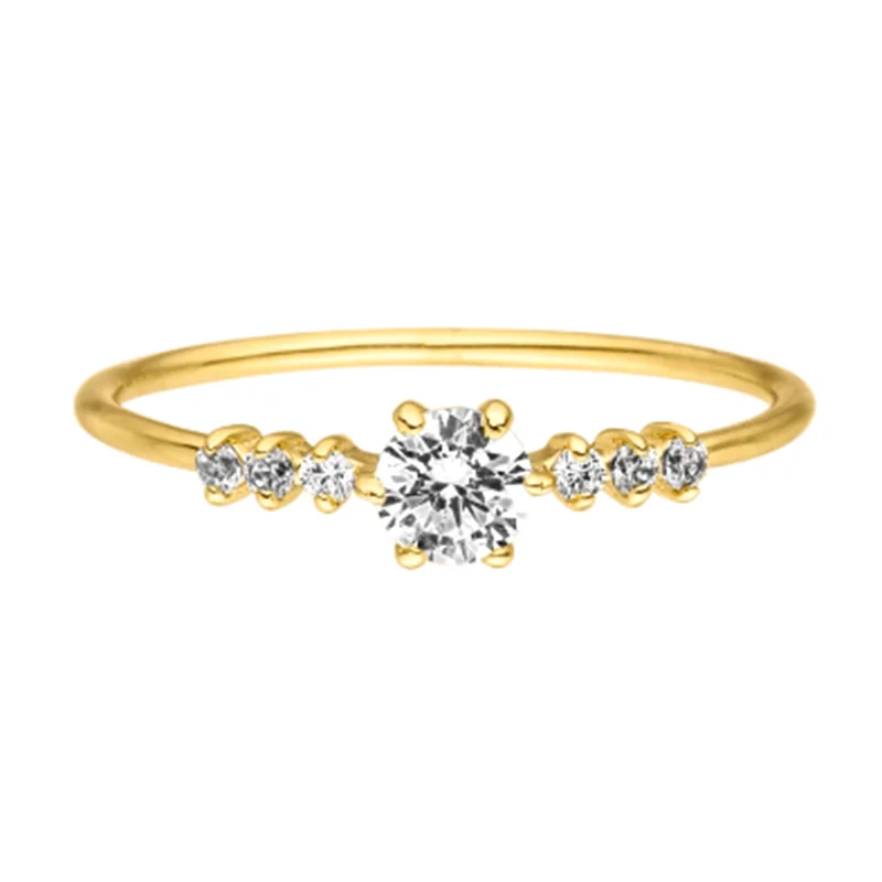 Simple Round Crystals Geometric Ring Sterling Silver Luxury Jewelry Rings for Women Wedding Anillos Bague Gift Jewelry for Women 
Simple Round Crystals Geometric Ring Sterling Silver Luxury Jewelry Rings for Women Wedding Anillos Bague Gift Jewelry for Women
