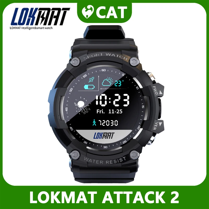 LOKMAT ATTACK 2 Full Touch Screen Smart Watch Men Heart Rate Monitor Fitness Tracker Sport Smartwatch For Android iOS New
LOKMAT ATTACK 2 Full Touch Screen Smart Watch Men Heart Rate Monitor Fitness Tracker Sport Smartwatch For Android iOS New