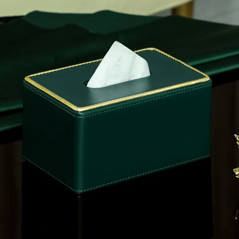 Modern Nordic Tissue Box Pumping Luxury Storage Green Tissue Box Holder Leather Boite Mouchoir Living Room Organization EI50TB
Modern Nordic Tissue Box Pumping Luxury Storage Green Tissue Box Holder Leather Boite Mouchoir Living Room Organization EI50TB