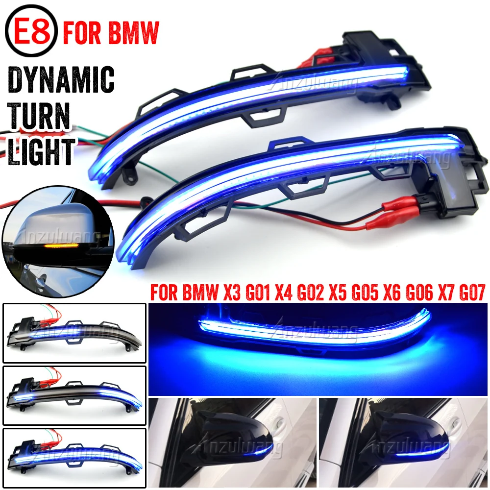 Flowing Mirror Indicator Blinker Dynamic LED Turn Signal Light For BMW X3 G01 2018-2020 X4 G02 X5 G05 X6 G06 X7 G07
Flowing Mirror Indicator Blinker Dynamic LED Turn Signal Light For BMW X3 G01 2018-2020 X4 G02 X5 G05 X6 G06 X7 G07
