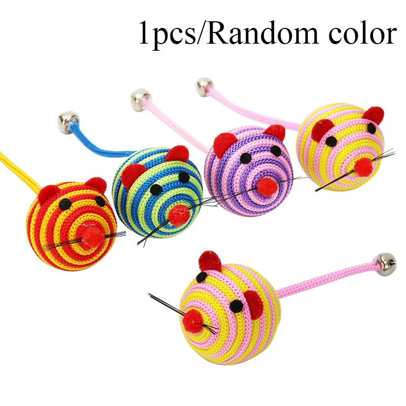 1Pc Random Color Pet Cat Toys Funny Stripe Nylon Rope Cats Interactive Toys Long Tail Bell Cat Bite Play Training Toy 
1Pc Random Color Pet Cat Toys Funny Stripe Nylon Rope Cats Interactive Toys Long Tail Bell Cat Bite Play Training Toy