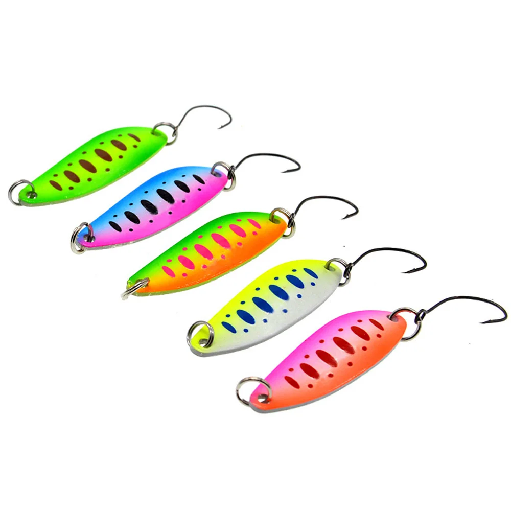 10PCS Fishing Tackle Bait Fishing Metal Spoon Lure Bait For Trout Bass Spoons Small Hard Sequins Spinner outdoor fishing
10PCS Fishing Tackle Bait Fishing Metal Spoon Lure Bait For Trout Bass Spoons Small Hard Sequins Spinner outdoor fishing