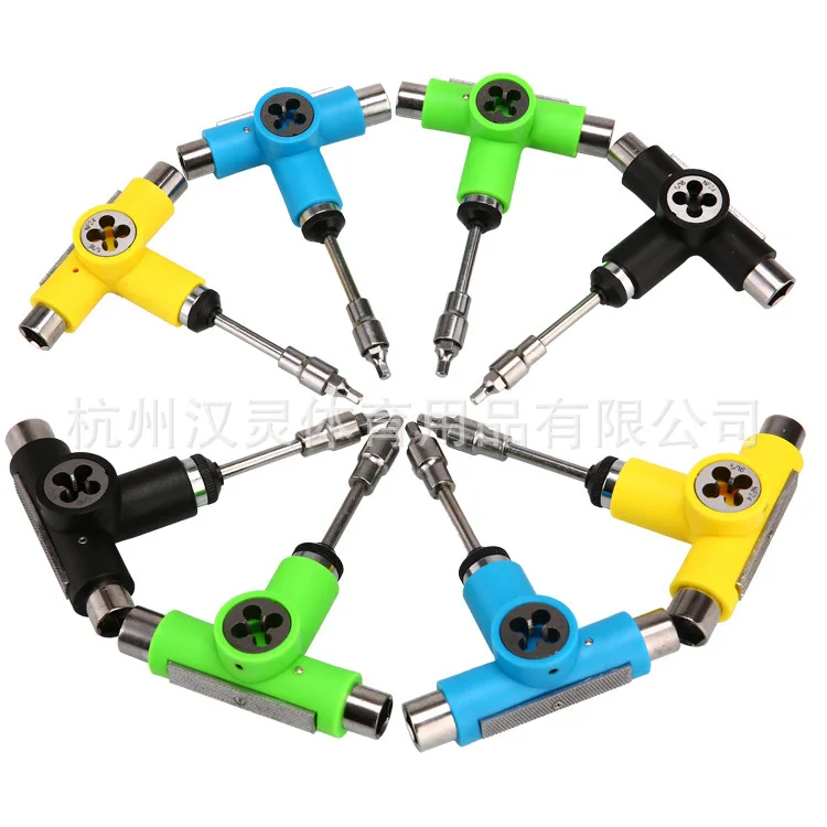 Skateboard Repair Tools Kit Multifunctional Skateboards Wrench Skate Board T-shape Semi-automatic Roller Skate Heavy Duty Wrench
Skateboard Repair Tools Kit Multifunctional Skateboards Wrench Skate Board T-shape Semi-automatic Roller Skate Heavy Duty Wrench