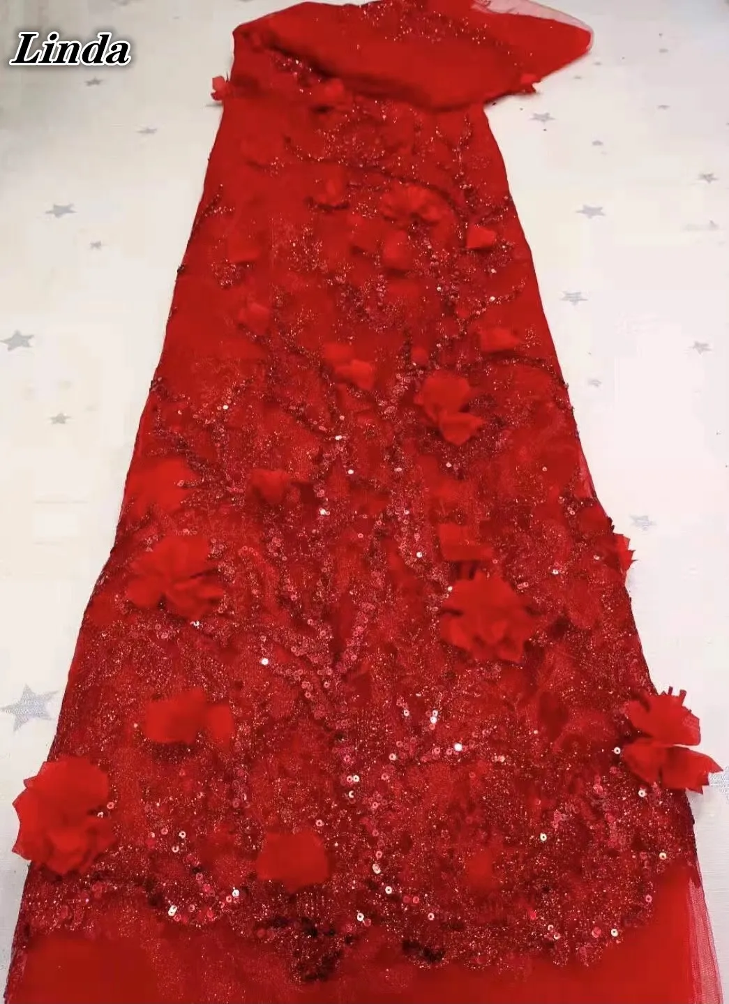 Linda 2021 Latest Purple 3D Flowers Net Lace Fabric With Sequins High Quality Fashion French African Mesh lace Fabric For Party 
Linda 2021 Latest Purple 3D Flowers Net Lace Fabric With Sequins High Quality Fashion French African Mesh lace Fabric For Party