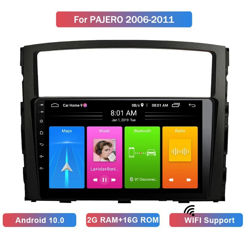 9 Inch 2 Din Android 10 Car MP5 Player Radio 2+16GB Wifi Bluetooth GPS Navigation For Mitsubishi Pajero 2006-2012
9 Inch 2 Din Android 10 Car MP5 Player Radio 2+16GB Wifi Bluetooth GPS Navigation For Mitsubishi Pajero 2006-2012