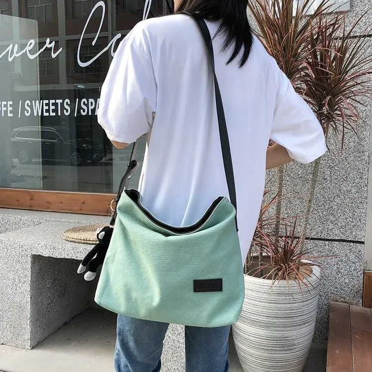 Fashion Simple Women White Black Shoulder Bag Student Girls Canvas Handbags Large Capacity Ladies Shopping Tote Bags
Fashion Simple Women White Black Shoulder Bag Student Girls Canvas Handbags Large Capacity Ladies Shopping Tote Bags