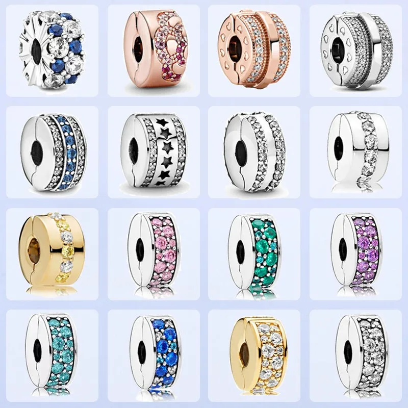 New Genuine Pan Clip 925 Silver Multi Color Fashion Star Pink Fan Positioning Clip For Genuine Pandora Bracelet Women's Jewelry
New Genuine Pan Clip 925 Silver Multi Color Fashion Star Pink Fan Positioning Clip For Genuine Pandora Bracelet Women's Jewelry