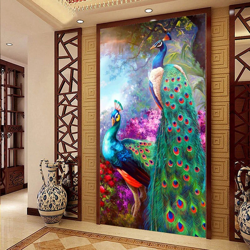 RAILONCH DIY 5D diamond painting Full Round/Square Drill diamond embroidery peacock handmade cross stitch kit gift for Christmas
RAILONCH DIY 5D diamond painting Full Round/Square Drill diamond embroidery peacock handmade cross stitch kit gift for Christmas