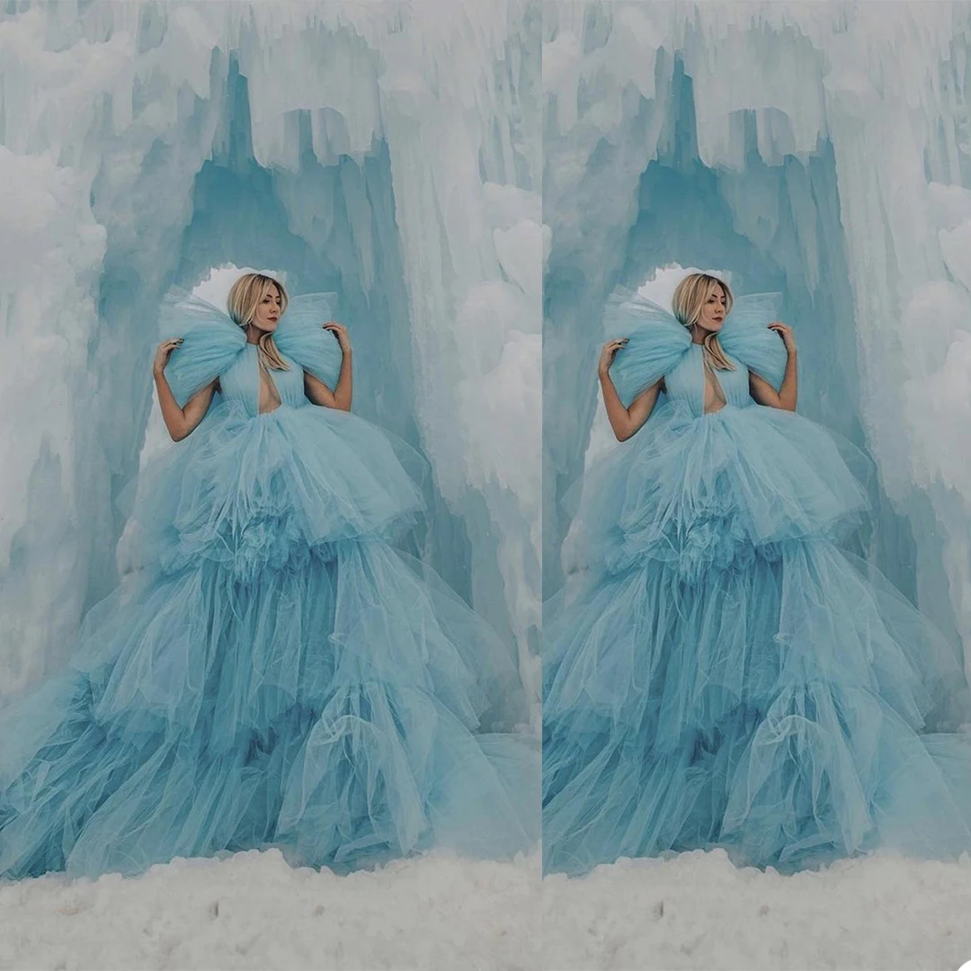 Женская одежда для сна Ice Blue, дизайнерский тюлевый банный халат Rulffles со шлейфом, банный халат на заказ
Женская одежда для сна Ice Blue, дизайнерский тюлевый банный халат Rulffles со шлейфом, банный халат на заказ