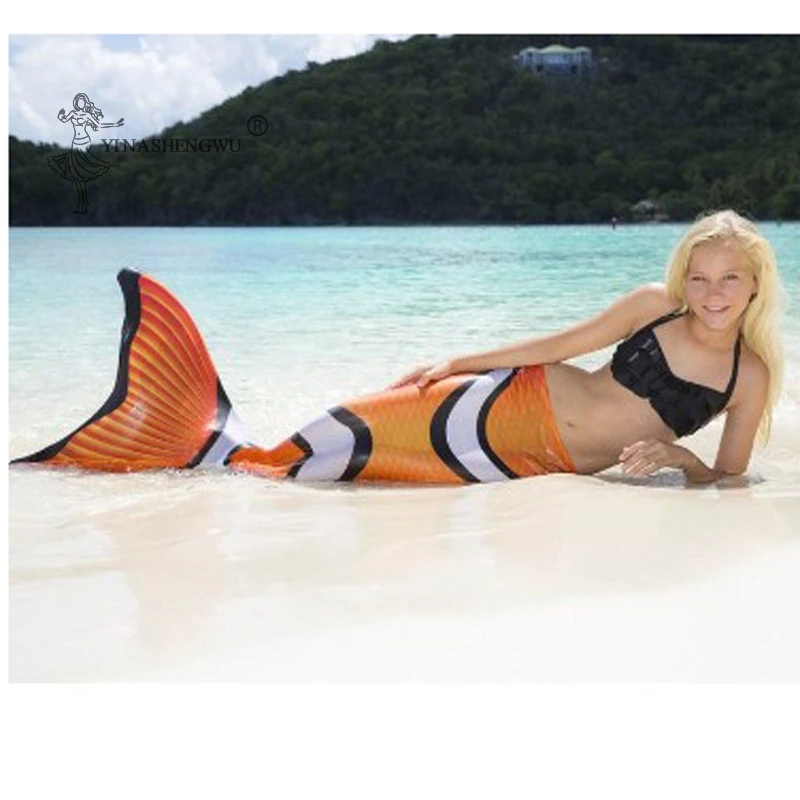 Girl Cosplay Swimsuit Mermaid Tail 2 Pcs Monofin Children Beach Bikini Flipper Swimming Costume Swimmable Swimwear Clothes Sets
Girl Cosplay Swimsuit Mermaid Tail 2 Pcs Monofin Children Beach Bikini Flipper Swimming Costume Swimmable Swimwear Clothes Sets