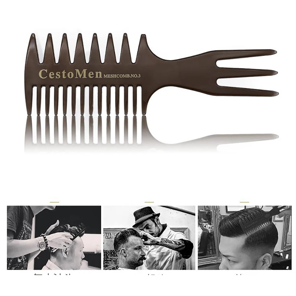 2PCS Professional Men Styling Comb Set Men Hairdressing Tool Wide Teeth Fork Comb Oil Hair Styling Comb Great For All Hair Types 
2PCS Professional Men Styling Comb Set Men Hairdressing Tool Wide Teeth Fork Comb Oil Hair Styling Comb Great For All Hair Types