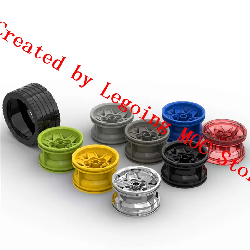 Science and technology automobile building block moc-41897 + 56908 56x28mm off-road hub tire connector ev3 assembly toy
Science and technology automobile building block moc-41897 + 56908 56x28mm off-road hub tire connector ev3 assembly toy
