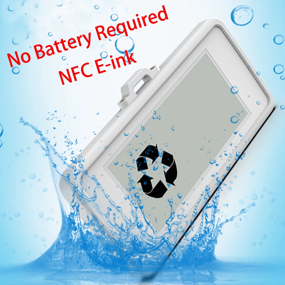 No Battery Required Electronic Shelf Label Screen Size 2.9 Inch Electronic Shelf Label NFC Custom Smart Price Tag
No Battery Required Electronic Shelf Label Screen Size 2.9 Inch Electronic Shelf Label NFC Custom Smart Price Tag