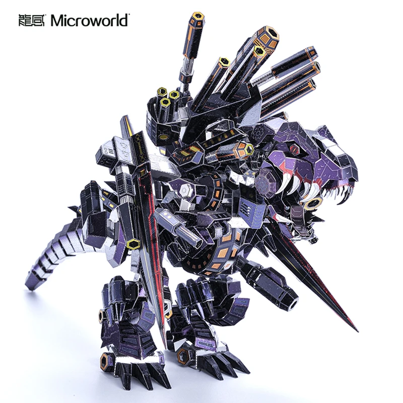 Металлический 3D-пазл-динозавр Microworld строительная игрушка для сборки своими