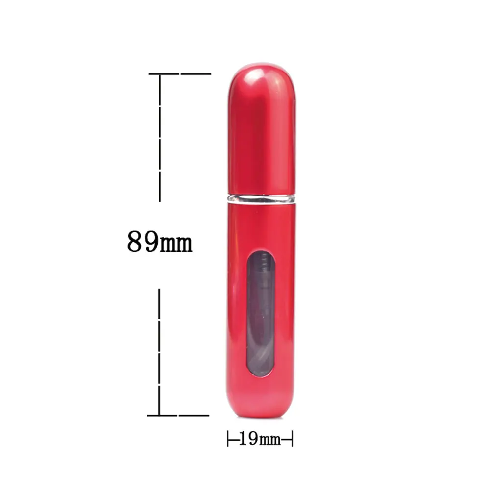 Многоразовый мини-флакон для духов 5 мл 8 Алюминиевый распылитель портативный