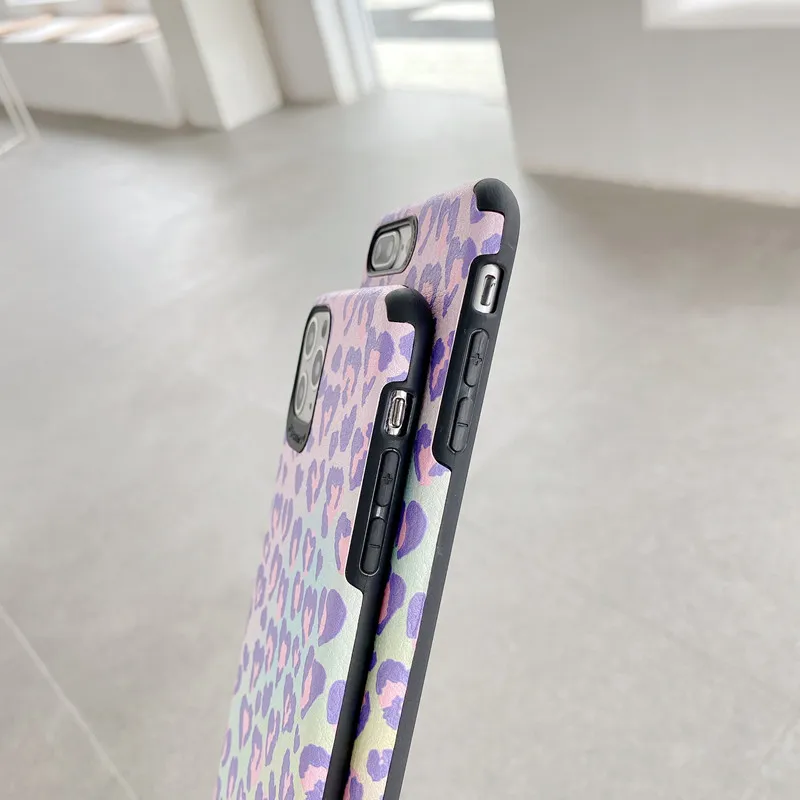 Hybrid Leather Leopard Print Silicone Case For iPhone 12 Pro Max 11 Pro Max 12 Mini XSMAX XR 7 8 Plus Shockproof Soft Back Cover
Hybrid Leather Leopard Print Silicone Case For iPhone 12 Pro Max 11 Pro Max 12 Mini XSMAX XR 7 8 Plus Shockproof Soft Back Cover
