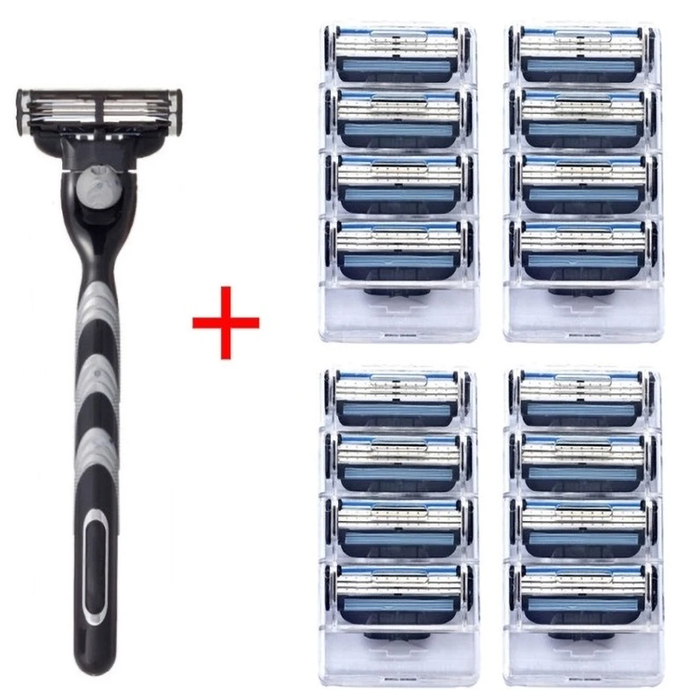 4pcs Mache 3 High quality Razor Blades Compatible Manual Razor Blades For Beard Shaver Trimmer Blades
4pcs Mache 3 High quality Razor Blades Compatible Manual Razor Blades For Beard Shaver Trimmer Blades