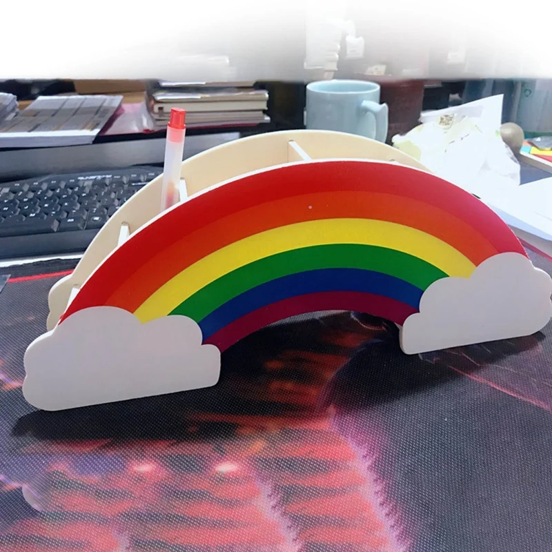 Rainbow Wooden Pencil Holder Classroom Organization Craft Desk Pen Marker Storage Boxes For Office School Desk Drcor Supplies
Rainbow Wooden Pencil Holder Classroom Organization Craft Desk Pen Marker Storage Boxes For Office School Desk Drcor Supplies